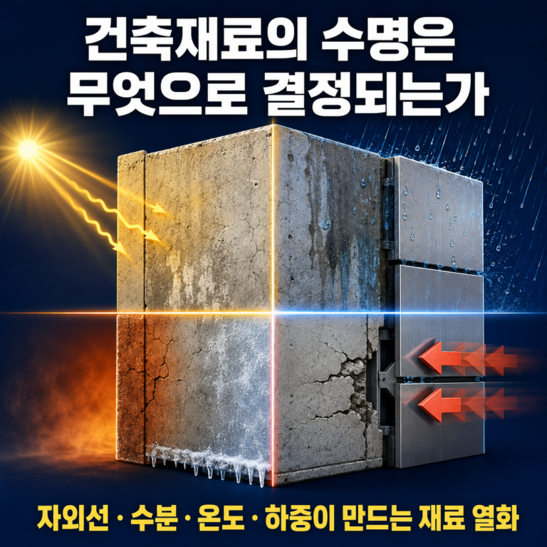 건축재료의 수명은 무엇으로 결정되는가