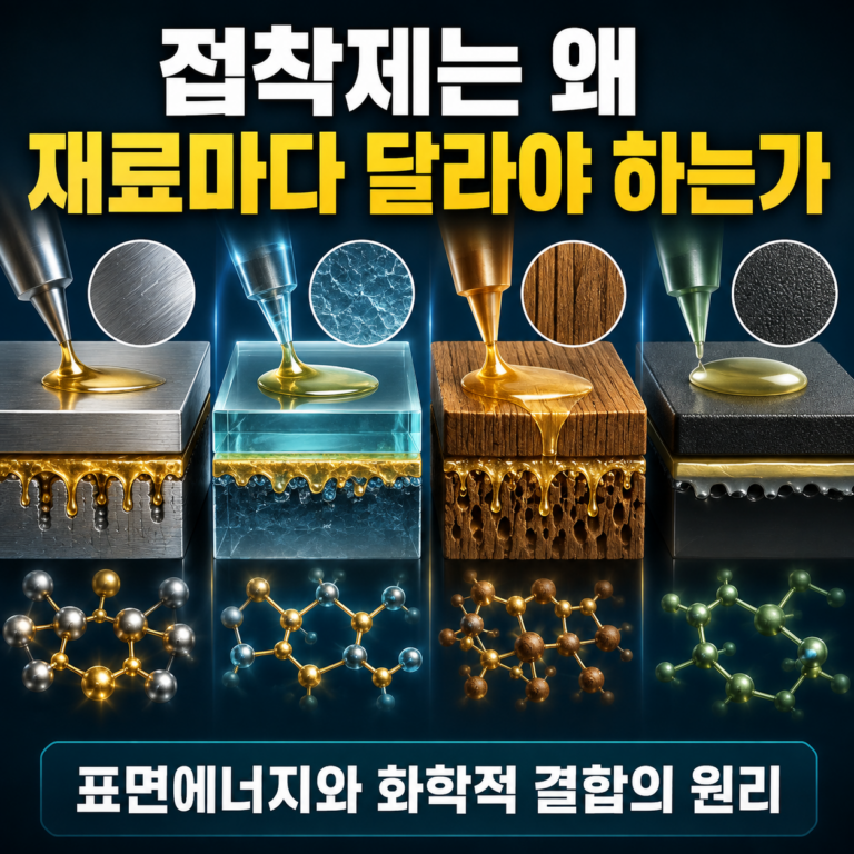 접착제는 왜 재료마다 다른 제품을 사용해야 하는가