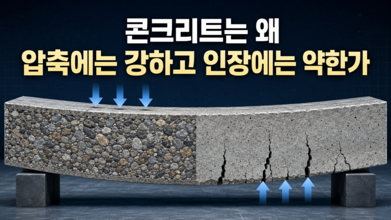 콘크리트는 왜 압축에는 강하고 인장에는 약한가